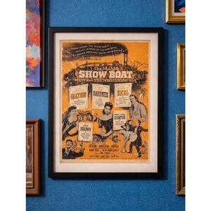 Original 1951 Show Boat MGM Film Promotional Print Vintage Hollywood Ephemera